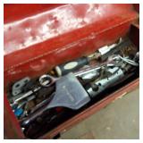 TOOLS MEGA LOT!  Power tools, hand tools, garden tools, tool box, vintage iron, welding gloves, pipe cutters, wrenches, more!