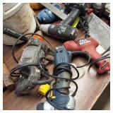 TOOLS MEGA LOT!  Power tools, hand tools, garden tools, tool box, vintage iron, welding gloves, pipe cutters, wrenches, more!
