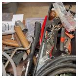 TOOLS MEGA LOT!  Power tools, hand tools, garden tools, tool box, vintage iron, welding gloves, pipe cutters, wrenches, more!