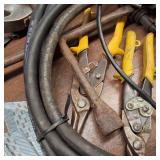 TOOLS MEGA LOT!  Power tools, hand tools, garden tools, tool box, vintage iron, welding gloves, pipe cutters, wrenches, more!