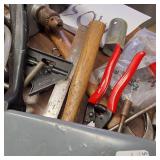 TOOLS MEGA LOT!  Power tools, hand tools, garden tools, tool box, vintage iron, welding gloves, pipe cutters, wrenches, more!