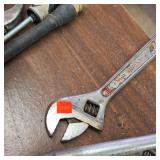 TOOLS MEGA LOT!  Power tools, hand tools, garden tools, tool box, vintage iron, welding gloves, pipe cutters, wrenches, more!