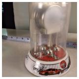 Dale Earnhardt Jr. and Sr. Coke Clock in original box, battery operated