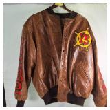 Yosemite Sam XX Large Leather Jacket, Richards Genuine Leather