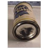 Vintage Pabst Blue Ribbon Lithographed Tin Coin Piggy Bank