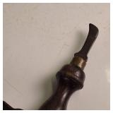 Antique Corkscrew  metal with wooden handle