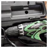 Cordless Hitachi Drill light combo with charger and two batteries