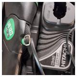 Cordless Hitachi Drill light combo with charger and two batteries