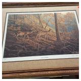 Lot of (3) Awesome framed prints: Robert Bateman, EW Brown, Terry Redlin