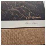 Lot of (3) Awesome framed prints: Robert Bateman, EW Brown, Terry Redlin