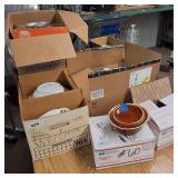 MEGALOT: Tableware, dolls and more!  Table full!  Wedgewood made in England, for example.