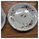 MEGALOT: Tableware, dolls and more!  Table full!  Wedgewood made in England, for example.