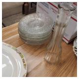 MEGALOT: Tableware, dolls and more!  Table full!  Wedgewood made in England, for example.
