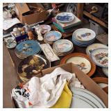 MEGA LOT : Knick Knacks, collector plates and Tableware