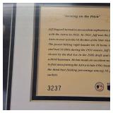 MEGA LOT :  Collector cards (framed and numbered) Authenticated! Pedro Martinez and more!