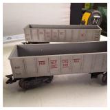 Lot of (8) Railroad Cars made in USA  Coal engine flatbeds and Cargo Cars - Santa Fe Locomotive Engine