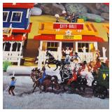 Big Western Town mini town models made in West Germany in original box
