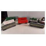 Vintage made in USA Railroad Cars  4 box cars, tanker cars, passenger cars, cattle cars - New York Central and more!