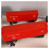Vintage made in USA Railroad Cars  4 box cars, tanker cars, passenger cars, cattle cars - New York Central and more!