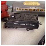 Vintage Railroad Cars (O gauge) Girard Depot and cars including an amazing Lionel 027 Engine