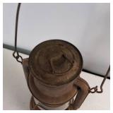 15 inch tall Railroad Lantern (Brown-Camp)