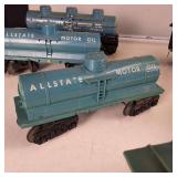 ALLSTATE Railroad Car Collection with Engine (Metal) and Coal car
