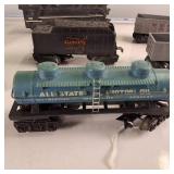 ALLSTATE Railroad Car Collection with Engine (Metal) and Coal car