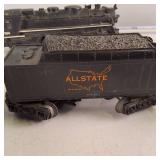 ALLSTATE Railroad Car Collection with Engine (Metal) and Coal car