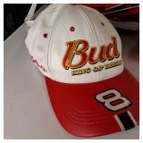 Dale Earnhardt Jr. Very long banner strand Budweiser racing and nice cap