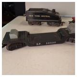 Vintage Railroad Cars WECX New York Central Lehigh Valley and Metal engine (5 total) O Gauge.