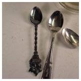 Mini Spoon Collection and Glass top jar  Norge Copenhagen, etc.