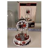 Dale Earnhardt Jr. and Sr. Coke Clock in original box, battery operated