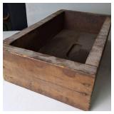Two Unique Vintage Wooden Boxes (without tops)