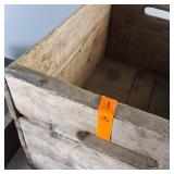 Two Unique Vintage Wooden Boxes (without tops)