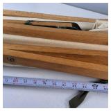 Vintage Folding Wood and Canvas camping cot