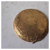 Gold Filled Vintage Hunting Case Pocket Watch - Roman Numeral Dial