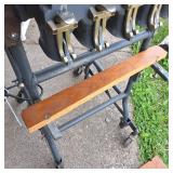 Antique Johnson Commercial Coin Sorter & Counter Machine on Industrial Stand