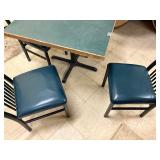 Restaurant table and chairs