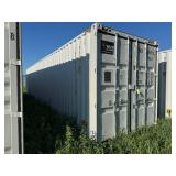 ZNCU4010753 // 40 Ft Shipping Container with 2 Side Doors, 40HC, Single Trip