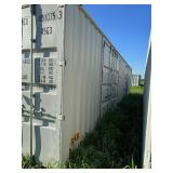 ZNCU4010753 // 40 Ft Shipping Container with 2 Side Doors, 40HC, Single Trip
