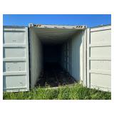 ZNCU4010753 // 40 Ft Shipping Container with 2 Side Doors, 40HC, Single Trip