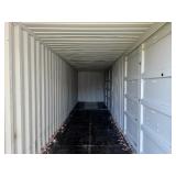 ZNCU4010753 // 40 Ft Shipping Container with 2 Side Doors, 40HC, Single Trip