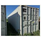 ZNCU4010774 // 40 Ft Shipping Container with 2 Side Doors, 40HC, Single Trip