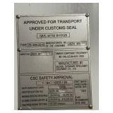ZNCU4010774 // 40 Ft Shipping Container with 2 Side Doors, 40HC, Single Trip