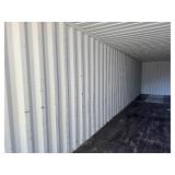 ZNCU4010774 // 40 Ft Shipping Container with 2 Side Doors, 40HC, Single Trip