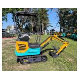 2026 CFG Mini Excavator (MX15RX) - Yellow/Teal  **
