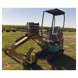2026 CFG Mini Excavator (MX15RX) - Yellow/Teal  **