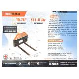 Wolverine Skid Steer Pallet Fork (FK-11-48W)