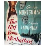 The Girl From Manhattan Vintage Unframed Poster - Dorothy Lamour