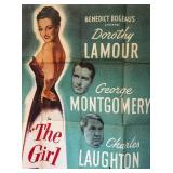 The Girl From Manhattan Vintage Unframed Poster - Dorothy Lamour